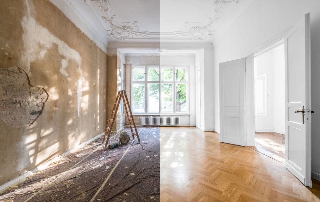 Rénovation avant et après